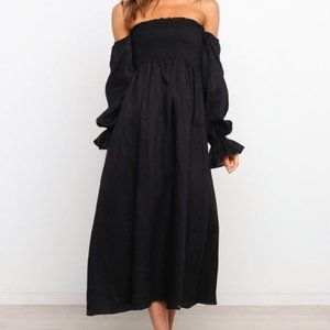 NWOT PETAL & PUP GABRIELLA DRESS - BLACK